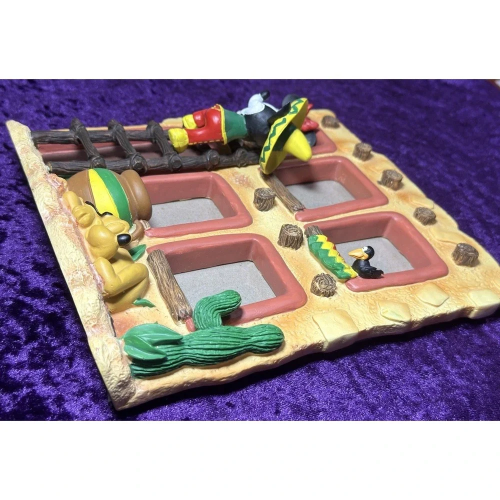 Mickey Mouse 3D Frame Minnie Mouse Mexican Hacienda Pluto Disney Store